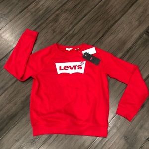 Red Levi’s logo sweatshirt